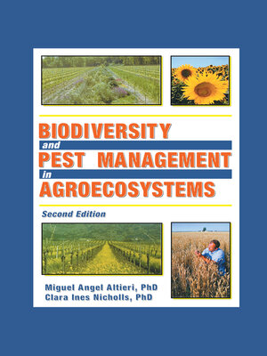 cover image of Biodiversity and Pest Management in Agroecosystems